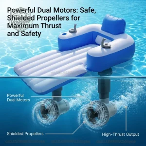 Motorized Inflatable Pool Lounger