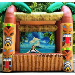 Inflatable Tiki Bar with Palm Tree