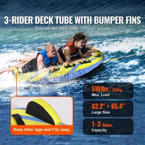 1-3 Riders Inflatable Towable Tube